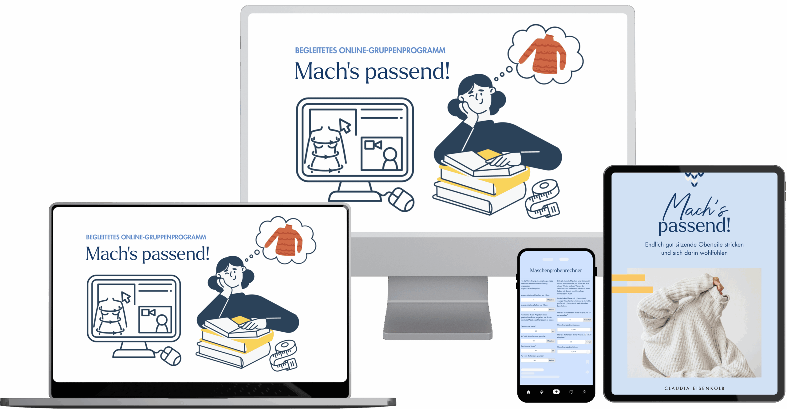 Mach's passend! auf Laptop, Tablet und Smartphone