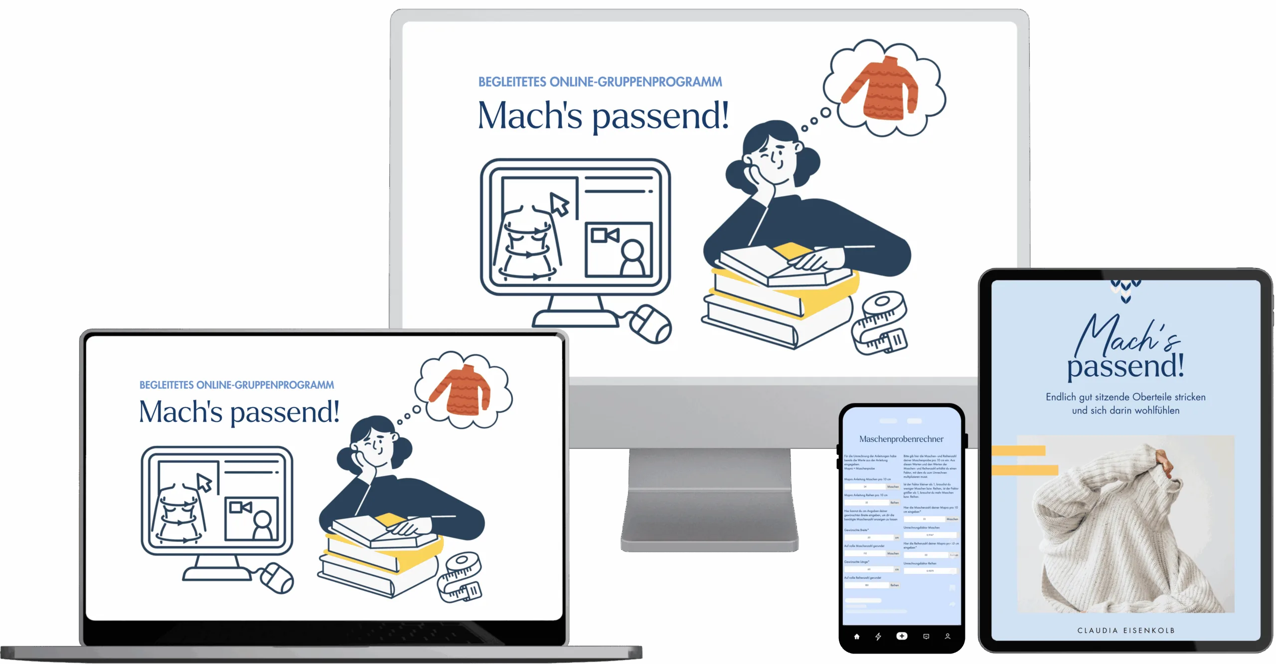 Mach's passend! auf Laptop, Tablet und Smartphone