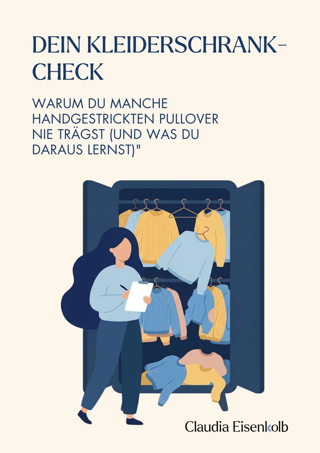 Titelbild vom Booklet Dein Kleiderschrank-Check