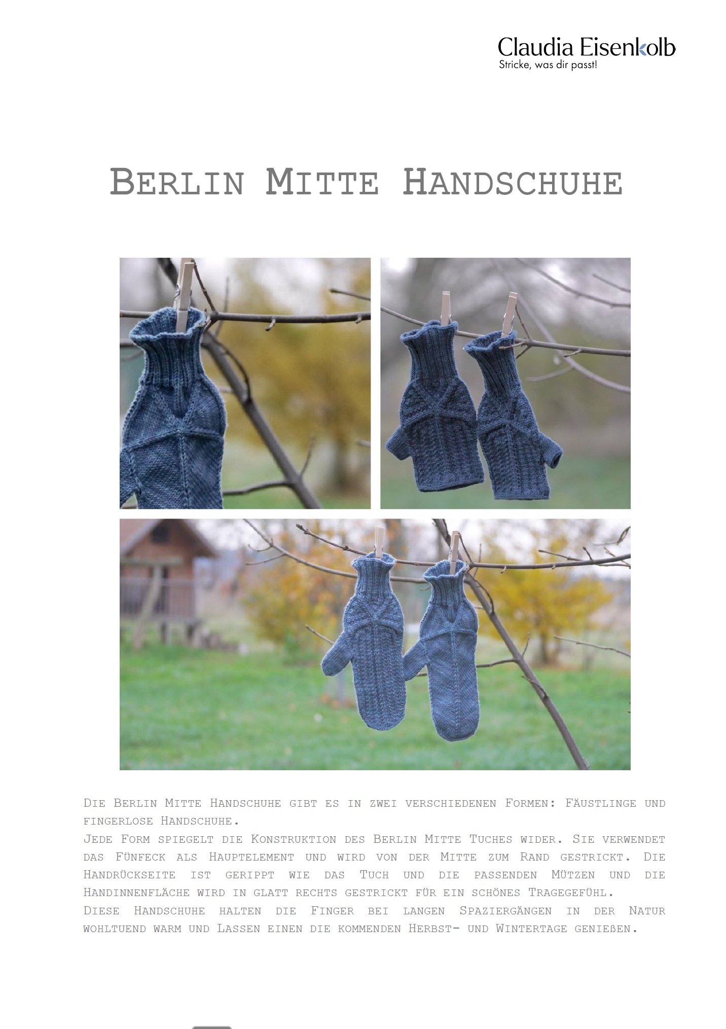 Titelbild Anleitung Berlin Mitte Handschuhe