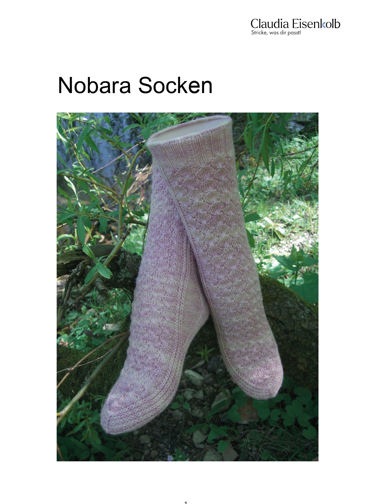 Titelbild Anleitung Nobara Socken